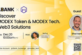 LBank AMA Recap with $MODEX