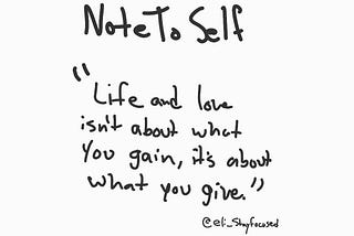 Growing in up as a Christian I always heard the saying “It it more blessed to give than it is to…