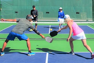 Pickleball provides numerous health benefits,for any age and it is FUN!