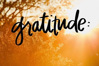 Are You Grateful? Do you appreciate little things in the hustle and bustle of daily living……?