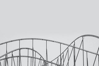 minimalist roller coaster image