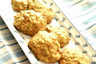 Orange Dessert — Carrot Cake Oatmeal Cookies