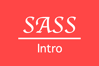 Introduction to SCSS