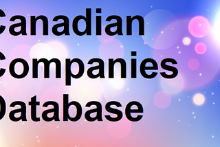 B2B Database Providers in Canada