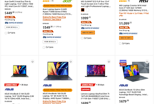 How to Scrape Newegg.com for laptop price and spec via JavaScript Cheerio