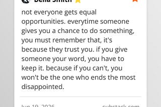 What You Owe to Trust