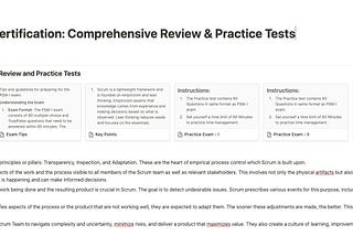 Scrum Master Certification: Comprehensive Review & Practice Tests