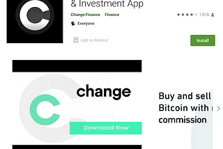My review of the Change App