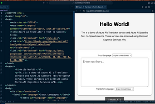 Azure AI Translator: How I learned to stop Worrying and Love No-Code