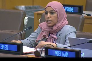 An interview with Sarah Al-mashehari, Second Secretary, Permanent Mission of Yemen to United…
