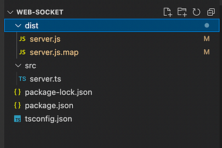 WebSocket development with Typescript from scratch