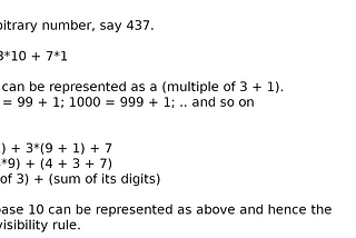Divisibility by 3 — from the perspectives of math and software