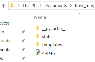 How to add separate templates for separate pages in flask