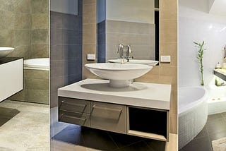 What are some modern bathroom vanities?