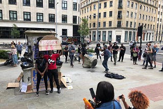 Colston statue torn from plinth and tossed in Bristol harbour