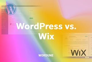 Wix vs. WordPress