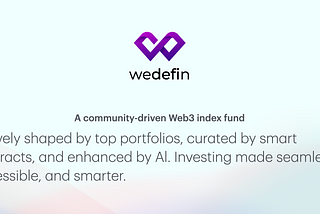 Why Getting in Now Matters — The WeDeFin Opportunity