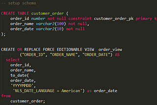 Fun with Oracle Views