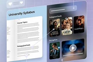 The Syllabus-to-Film Matchmaker: What I Learned Building a “Dating App” for Content.