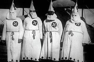 KKK members in uniform