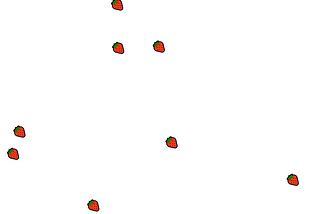 How to rain Strawberries on your html page