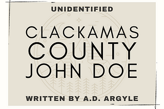 Clackamas County John Doe