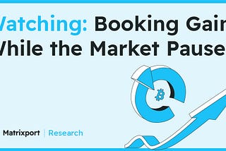 Whale Watching: Booking Gains While the Market Pauses｜Matrixport Research