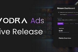 Vodra Ads: Live Release