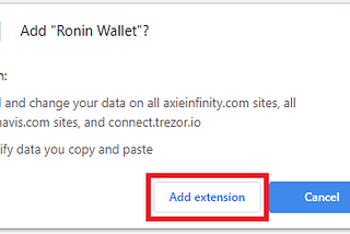 Transferring SLP from Ronin to Ronin