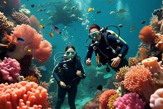 AI Generated image of Andaman Underwater World