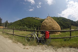 Cruzando a Transilvânia de bicicleta