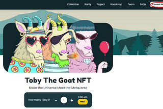 How to mint a Toby The Goat NFT 101