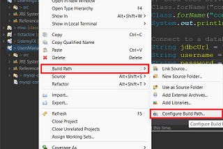 How to load JDBC Driver and JavaFX SDK on Eclipse IDE