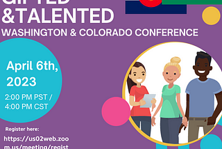 Join us at the gifted & talented conference!