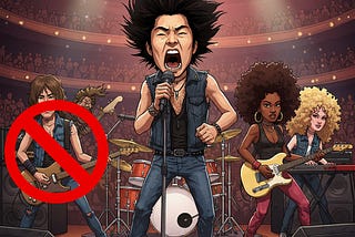 Three Well-Known Rock Bands with NO Bass Guitar!