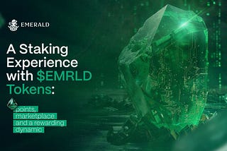 Announcement of the launch of the $EMRLD Token Staking Platform.