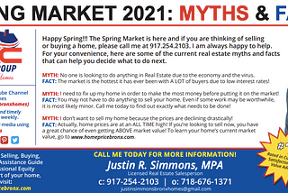 SPRING MARKET 2021: Myths & F