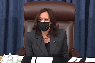 Kamala Harris’s First Tie-Breaking Vote in the Senate