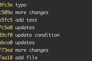How to squash commits in GIT