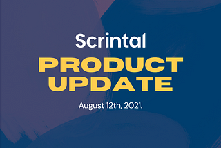 Product Updates: August 12th, 2021