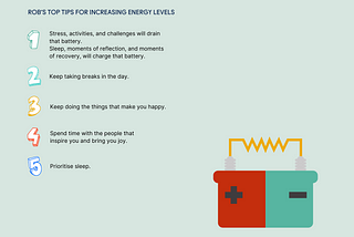 What to do when our levels are low