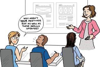 Presenting work, saying no, and professional development for design teams.