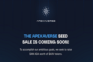 $AXV Seed Sale - Apexaverse announces its upcoming ICO (Updated)