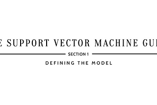 What is Support Vector Machine?