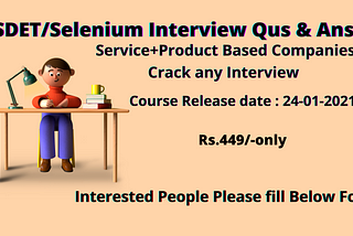 SDET/Selenium interview Qus&Ans