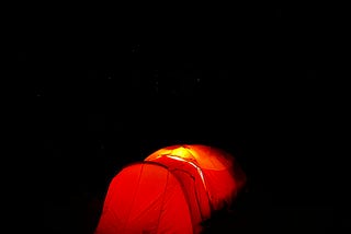 Photo by Stance Hurst, Tent under the Starry Sky