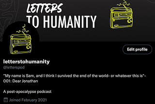 Letters to Humanity: Keeping it social