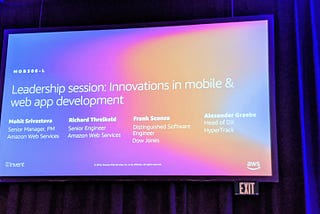 Day 2 - Innovations in application development at AWS:reInvent