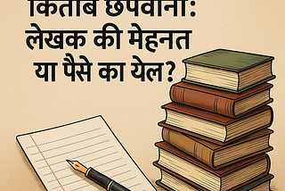 आज के समय में किताब छपवाना: लेखक की मेहनत या पैसे का खेल?