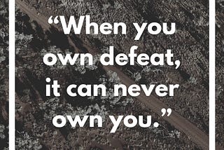 Own Your Self-Defeating Behavior